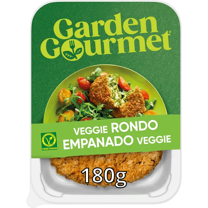 Garden Gourmet Vleesvervanger Spinazie Kaas Rondo 180 Gr