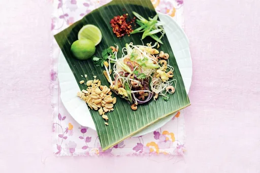 'Pad thai' met mihoen en Hollandse garnalen