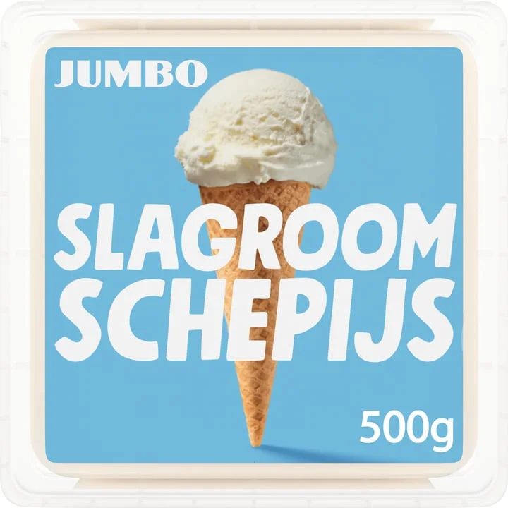 Jumbo Slagroom Schepijs 500 g