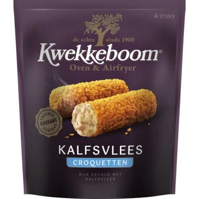 Kwekkeboom Oven en airfryer kalfsvlees croquetten