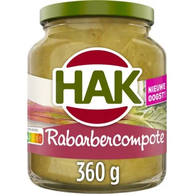 Hak Rabarbercompote 360 g