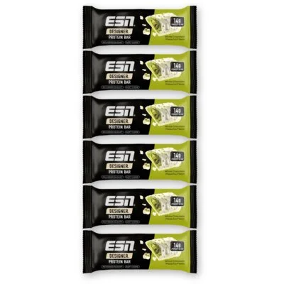 ESN Designer protein bar choc pistachio 6pk