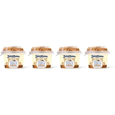 Zuivelhoeve Yoghurt vanille muesli 4-pack