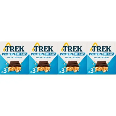 Trek Protein havermout cocoa coconut 4-pack
