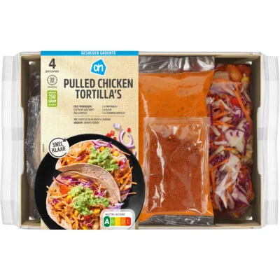 AH Gesneden verspakket chicken tortilla's