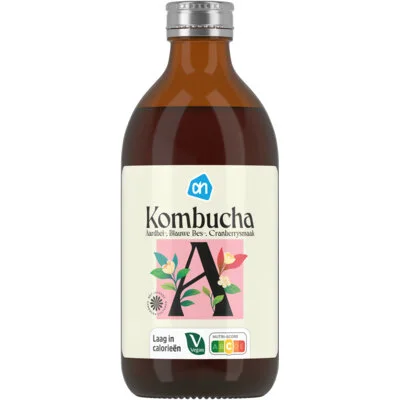 AH Kombucha aardbei blauwe bes cranberry