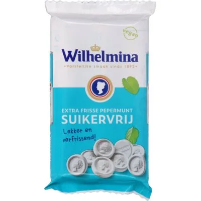 Wilhelmina Pepermunt Suikervrij 3p Portrait 111g