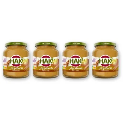 Hak Appelmoes met kaneel 4-pack