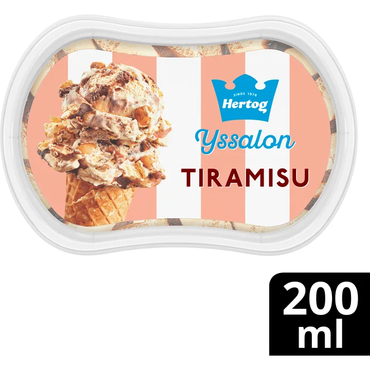 Hertog IJssalon Mini IJs Tiramisu 200 ml