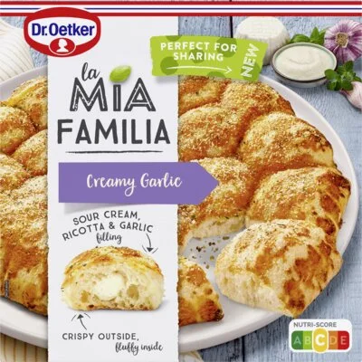 Dr. Oetker La Mia familia creamy garlic breekbrood