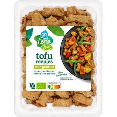 AH Terra Bio tofureepjes mild gekruid