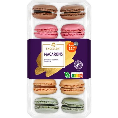 AH Excellent Kerst macarons