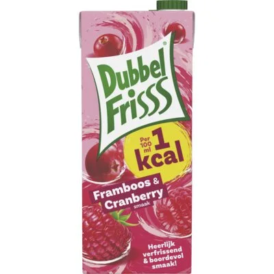 DubbelFrisss 1kcal Framboos & cranberry