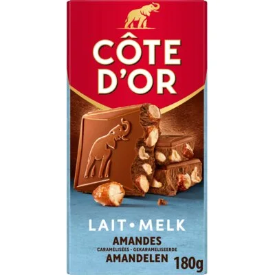 Côte d'Or Reep melk gekarameliseerde amandelen