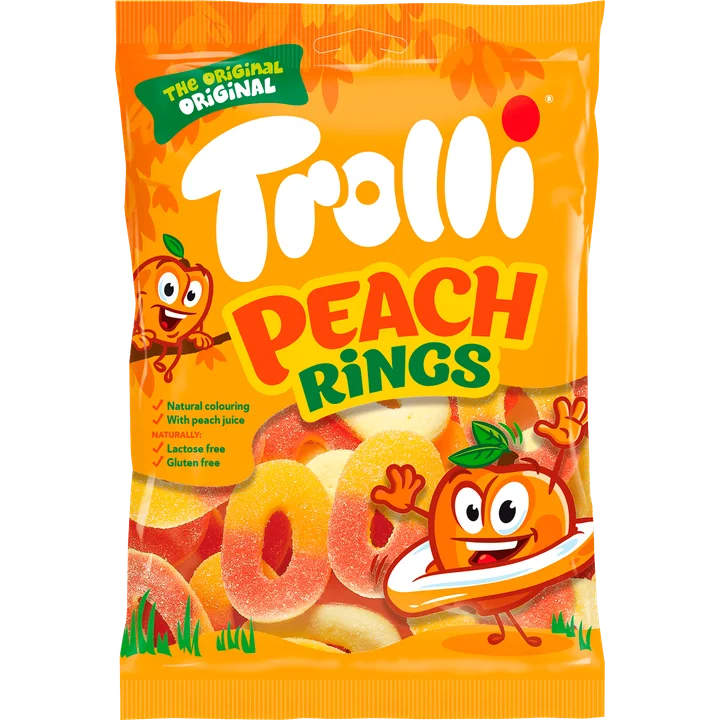Trolli Perzikringen 200g