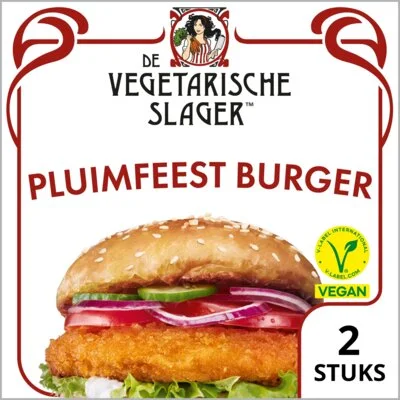 De Vegetarische Slager Pluimfeest Burger 180 g