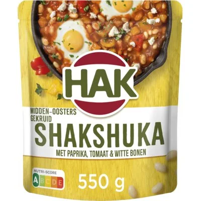 Hak Shakshuka met Paprika, Tomaat & Witte Bonen 550 g