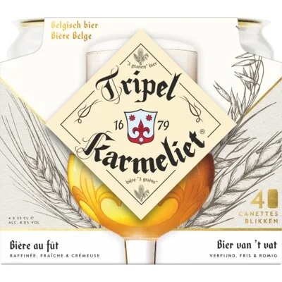 Tripel Karmeliet Bier van 't vat 4-pack bel