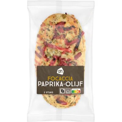 AH Focaccia paprika olijf