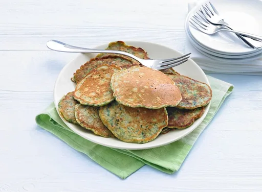 Boerenkoolpannenkoekjes met spek