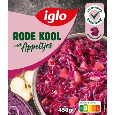 Iglo Rode kool met appeltjes
