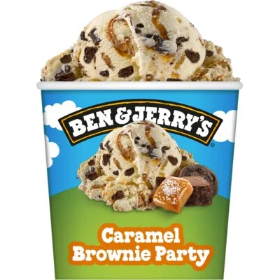 Ben & Jerry's Caramel brownie party