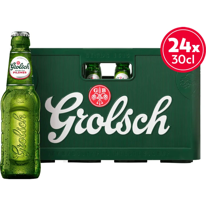 Grolsch - Pils - Krat - 24 x 300ML