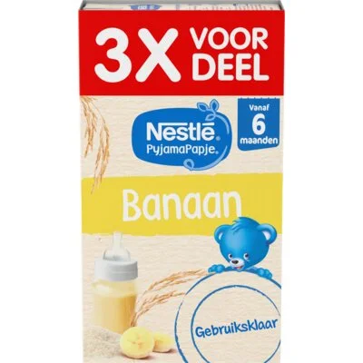 Nestlé Pyjamapapje banaan 6m+ 3x voordeel