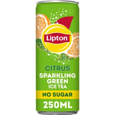 Lipton Ice tea green citrus sparkling 4-pack
