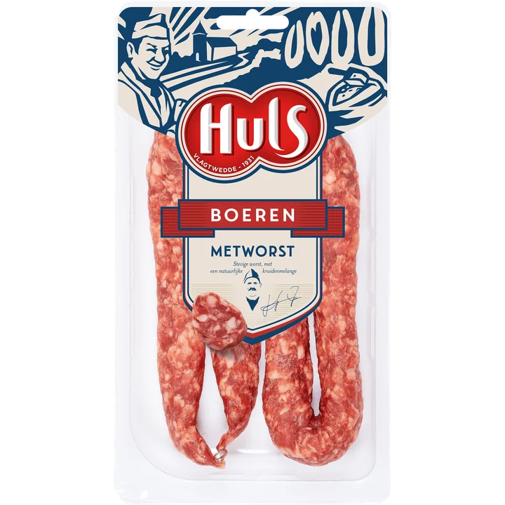 Huls Boerenmetworst 2 x 110 g