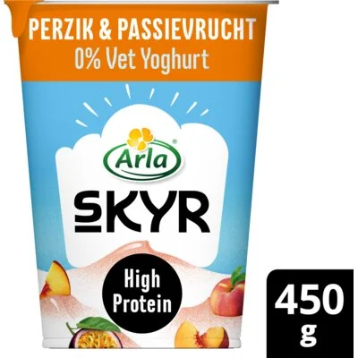 Arla Skyr peach & passionfruit 0% vet