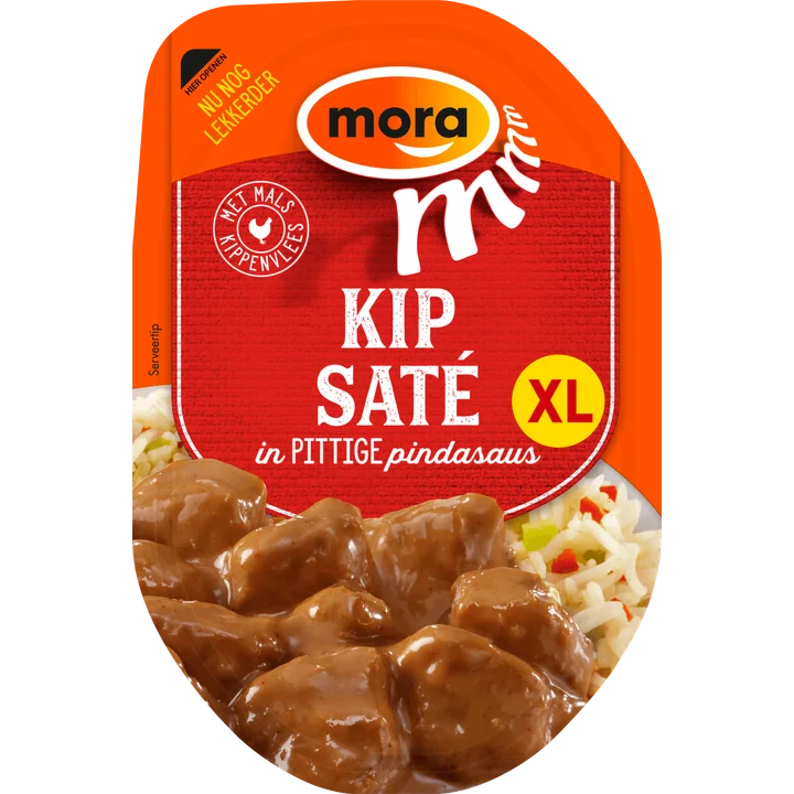 Mora Kipsaté in Pittige Pindasaus XL 190 g