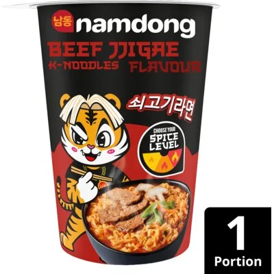 Namdong Beef jjigae k-noodles flavour