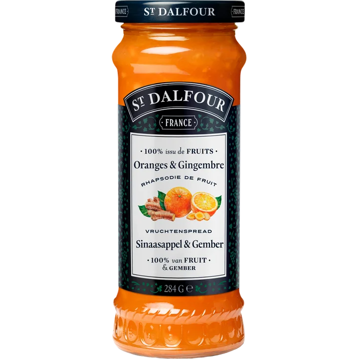 St. Dalfour Sinaasappel en Gember vruchtenspread