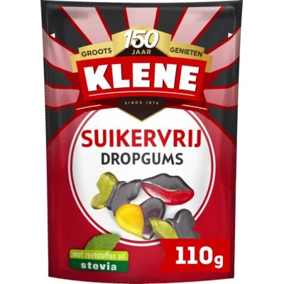Klene Suikervrij dropgums