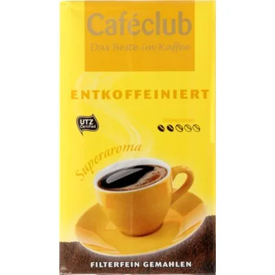 Caféclub Entkoffeiniert snelfiltermaling