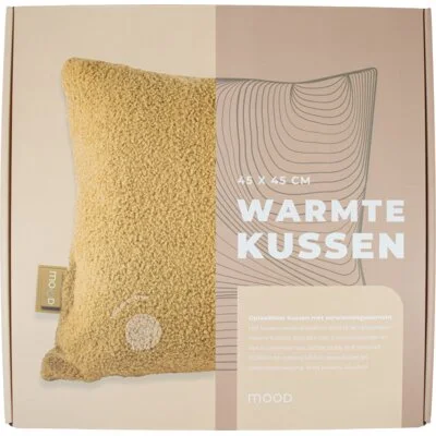 Mood by Dresz Warmtekussen teddy beige