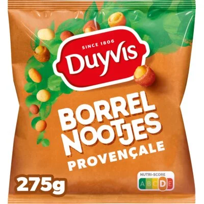 Duyvis Borrelnootjes Provencale Pinda Noten 275 gr