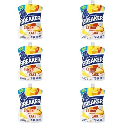 Melkunie Breaker lemon cheesecake yoghurt 6-pack