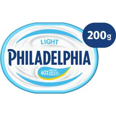 Philadelphia Zacht-frisse Zuivelspread Original Light, kuipje 200 g