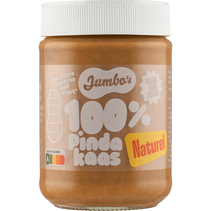 Jumbo's 100% Pindakaas Naturel 350g
