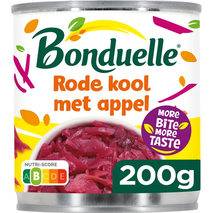 Bonduelle Rode Kool met Appel 200 g