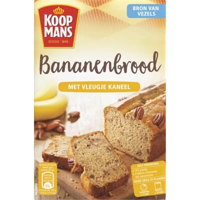 Koopmans Bananenbrood met Vleugje Kaneel 320 g