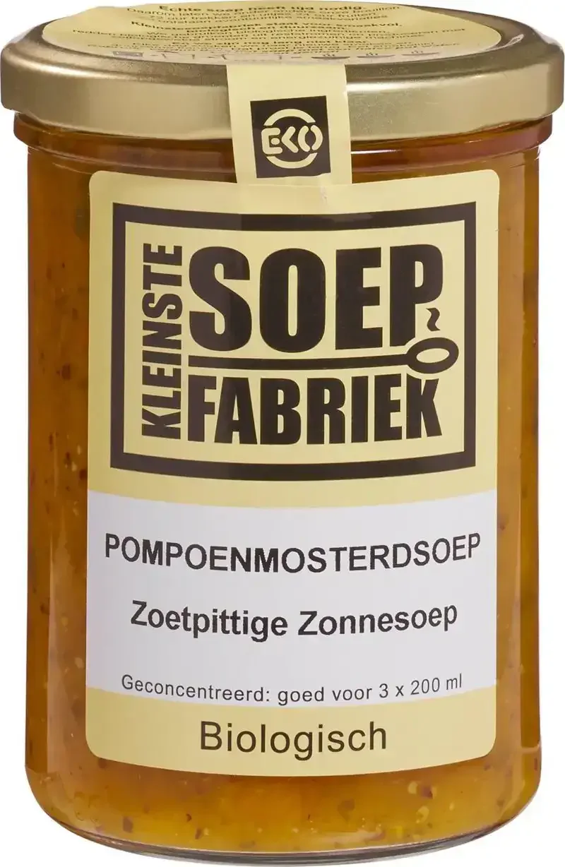 Pompoen-mosterdsoep