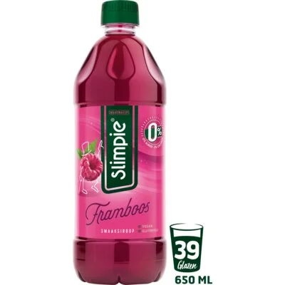 Slimpie Framboos siroop 0% suiker