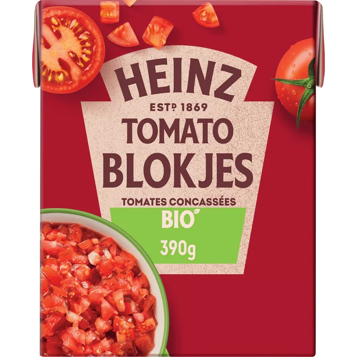 Heinz Tomaten blokjes biologisch
