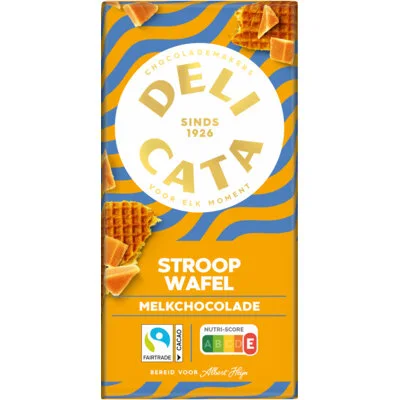 Delicata Reep melkchocolade stroopwafel