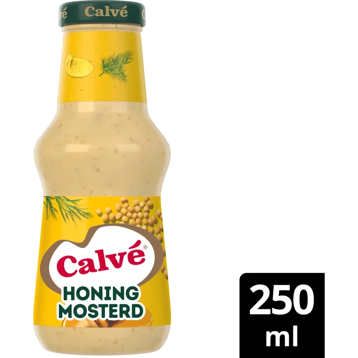 Calvé Saus Honing Mosterd 250 ml