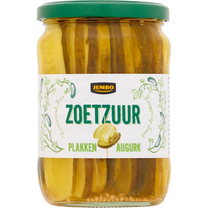Jumbo Augurk Plakken Zoetzuur 290 g