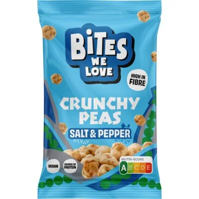 BitesWeLove Crunchy peas seasalt & black pepper
